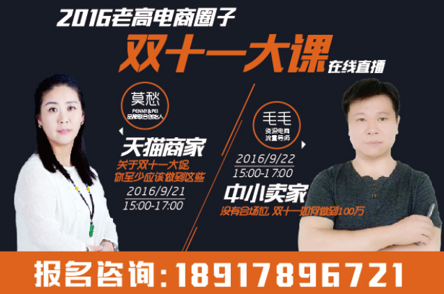 2016 Laogao E-commerce Circle Double Eleven Online Live Broadcast