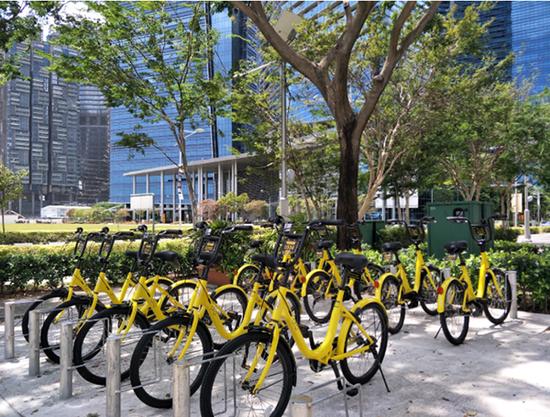 China's shared bicycle war is on the rise to Singapore