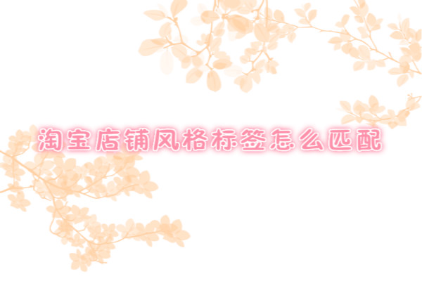How to set up a personalized style tag on Taobao - Laogao E-commerce Circle