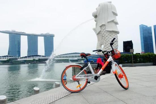 China's shared bicycle war is on the rise to Singapore