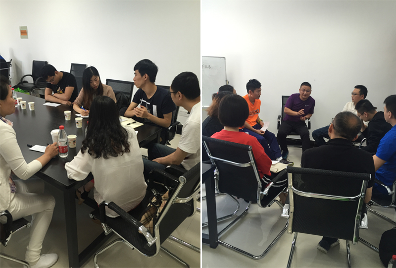 The second stop for the study tour of Laogao e-commerce-Shanghai Fengyue Sports Specialty Store