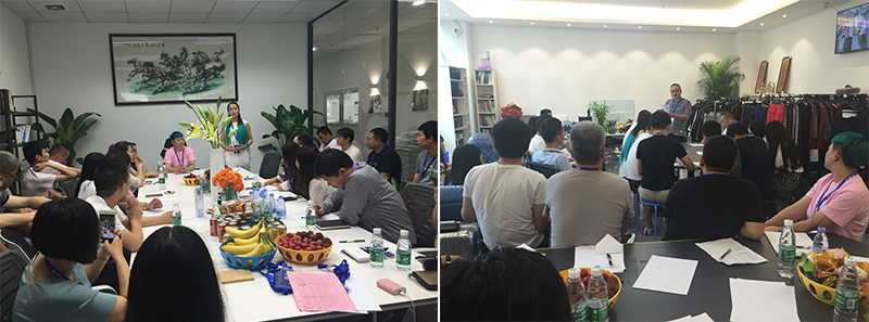 The sixth stop for Laogao e-commerce study tour-Shenzhen Hejia Clothing Co., Ltd. The sixth stop for Laogao e-commerce study tour-Shenzhen Hejia Clothing Co., Ltd.