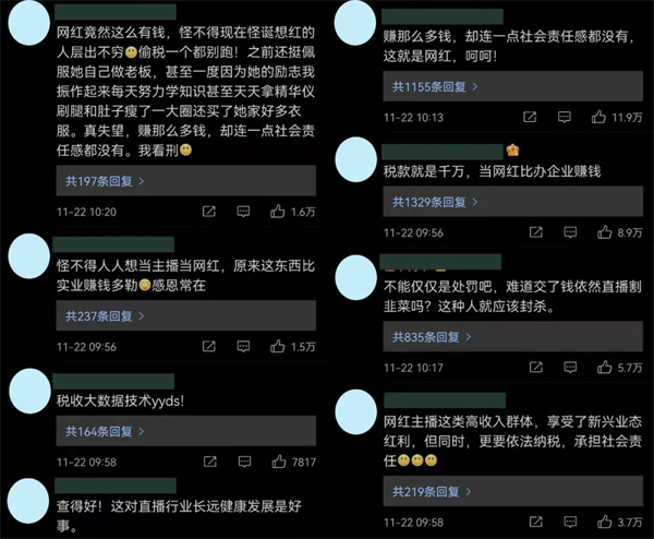Netizen comments