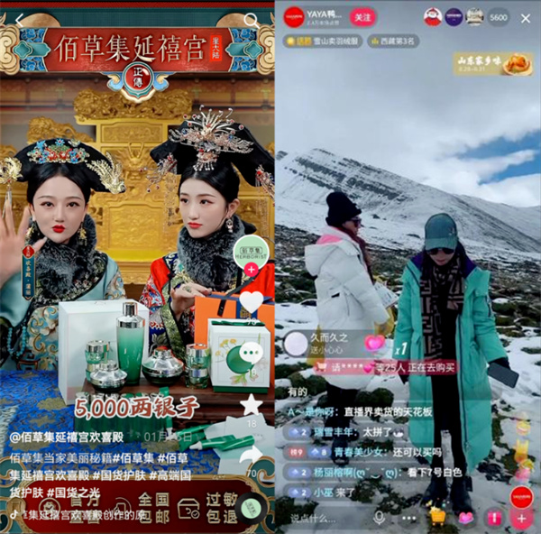 Live broadcast of the costume drama of Herbalife